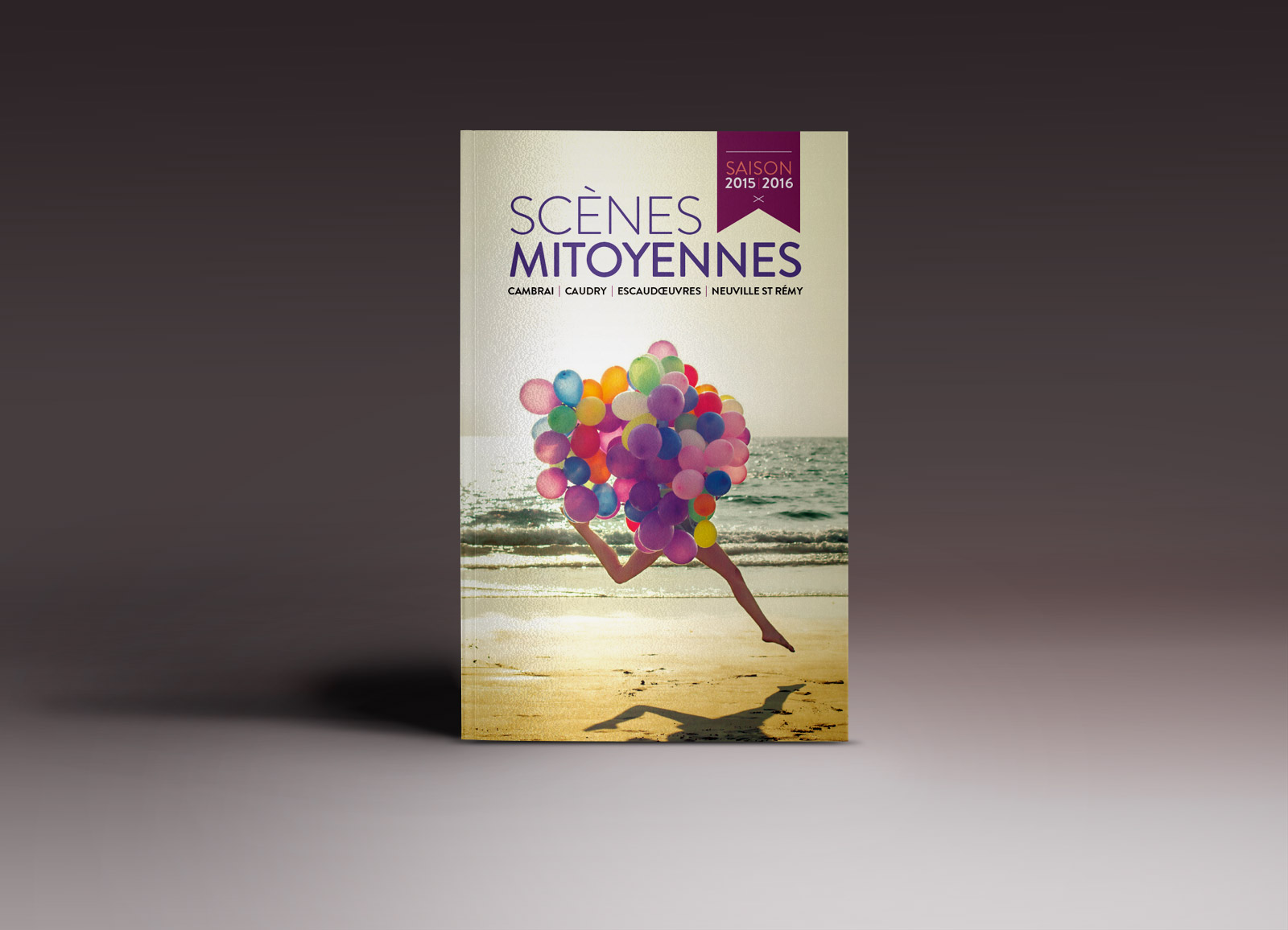 Couverture de la brochure 2015/2016 des Scènes Mitoyennes
