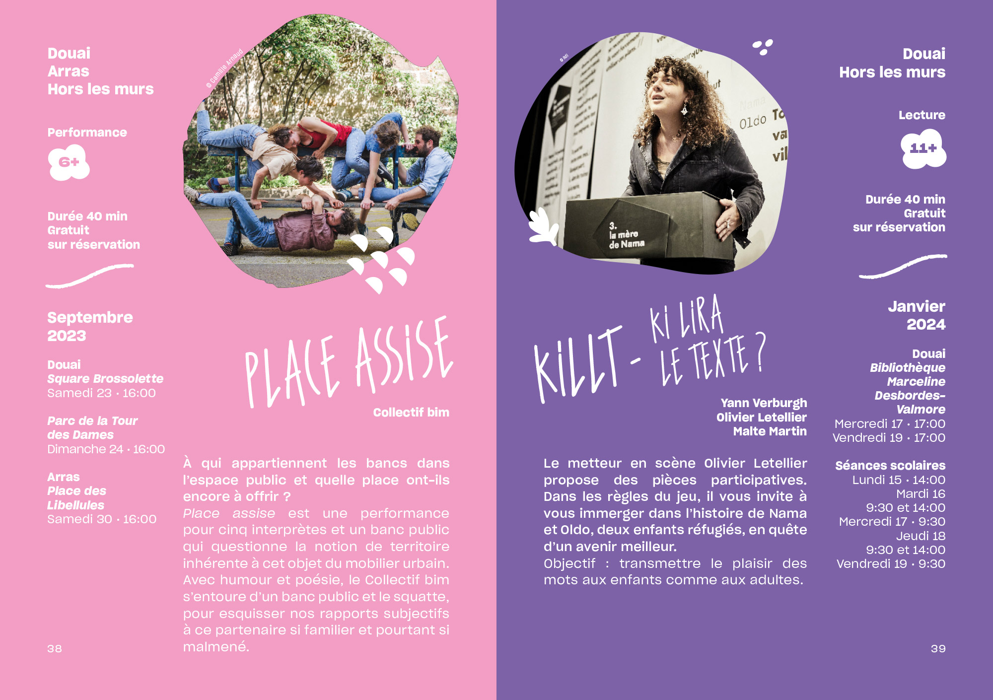 Design graphique de divers supports pour le TANDEM et mise en page du bulletin cinéma mensuel